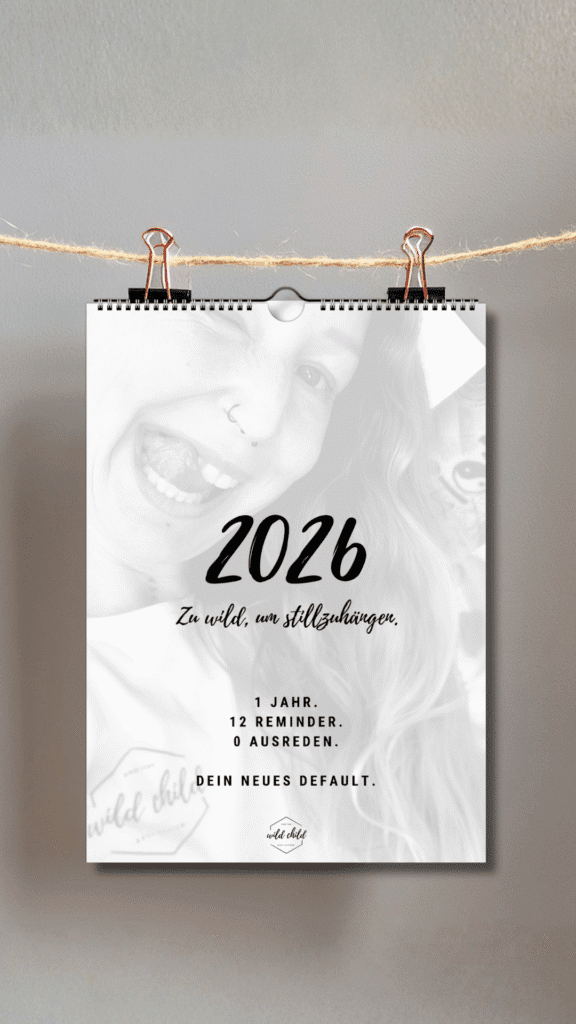 wild child WandKALENDER 2026 | Cover