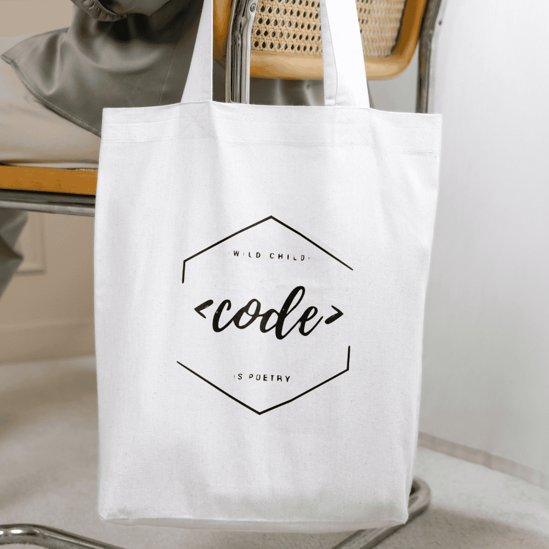 wild child | tote-bag | CODE is poetry hängend